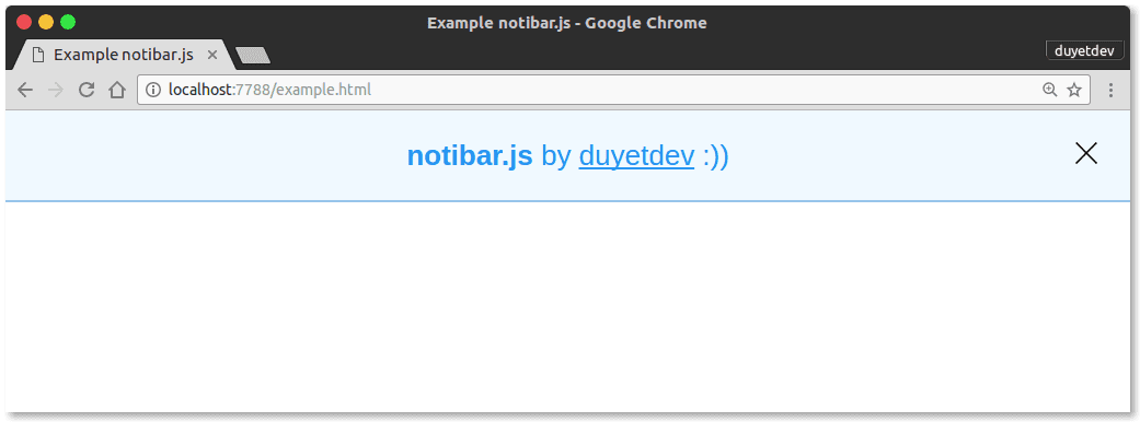 Notibar.js